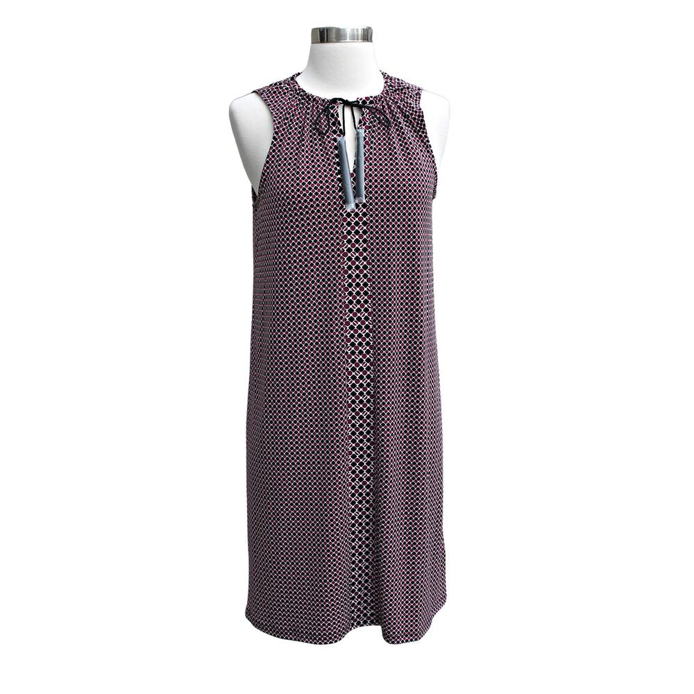 Michael Kors Women's Geometric Print Midi Dress Size XS